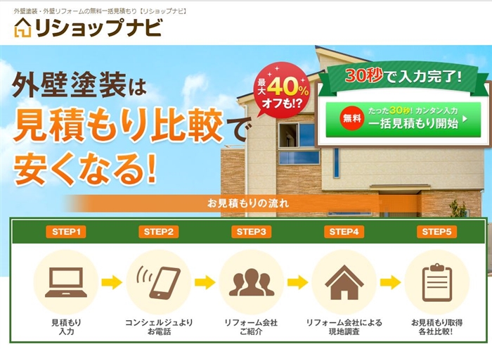 リショップナビの公式サイト